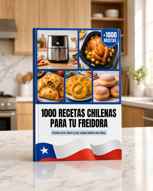Ebook +1.000 Recetas Chilenas para tu Freidora