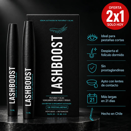 Despierta el crecimiento de tus pestañas - LashBoost™